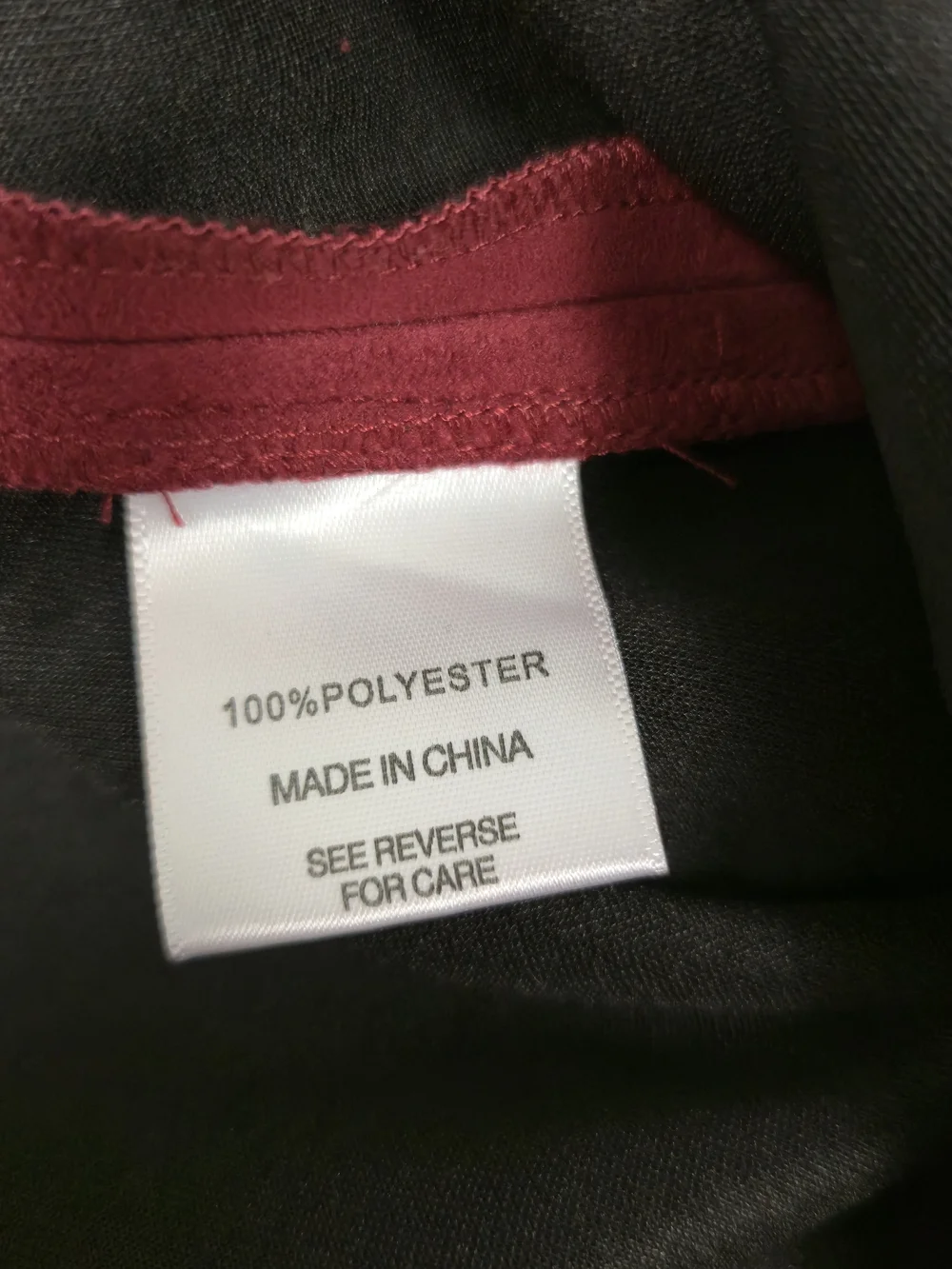 Lucy Paris Burgundy Faux Suede A-Line Skirt Size L